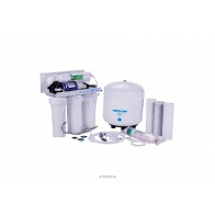Economy Water RO-Traditional nyomásfokozóval, 5 lépcsős fordított ozmózis rendszerű víztisztító (50GPD)