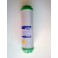 Aktívszén (GAC) + KDF antibakteriális vegyi szűrő betét