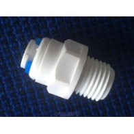 Csatlakozó, egyenes, gyorscsatlakozó-1/4" menet