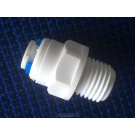 Csatlakozó, egyenes, gyorscsatlakozó-1/4" menet