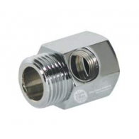 Csatlakozó 1/2"-os, fém 1/4"-os bekötő csaphoz,