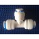 Csatlakozó, T idom, 3x1/2" gyorscsatlakozós